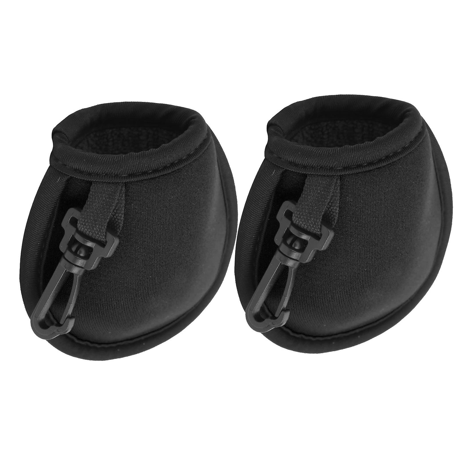 2pcs Golf Round Ball Pouch Bag Portable Professional Holder Golfer Aid Tool With Hook Black