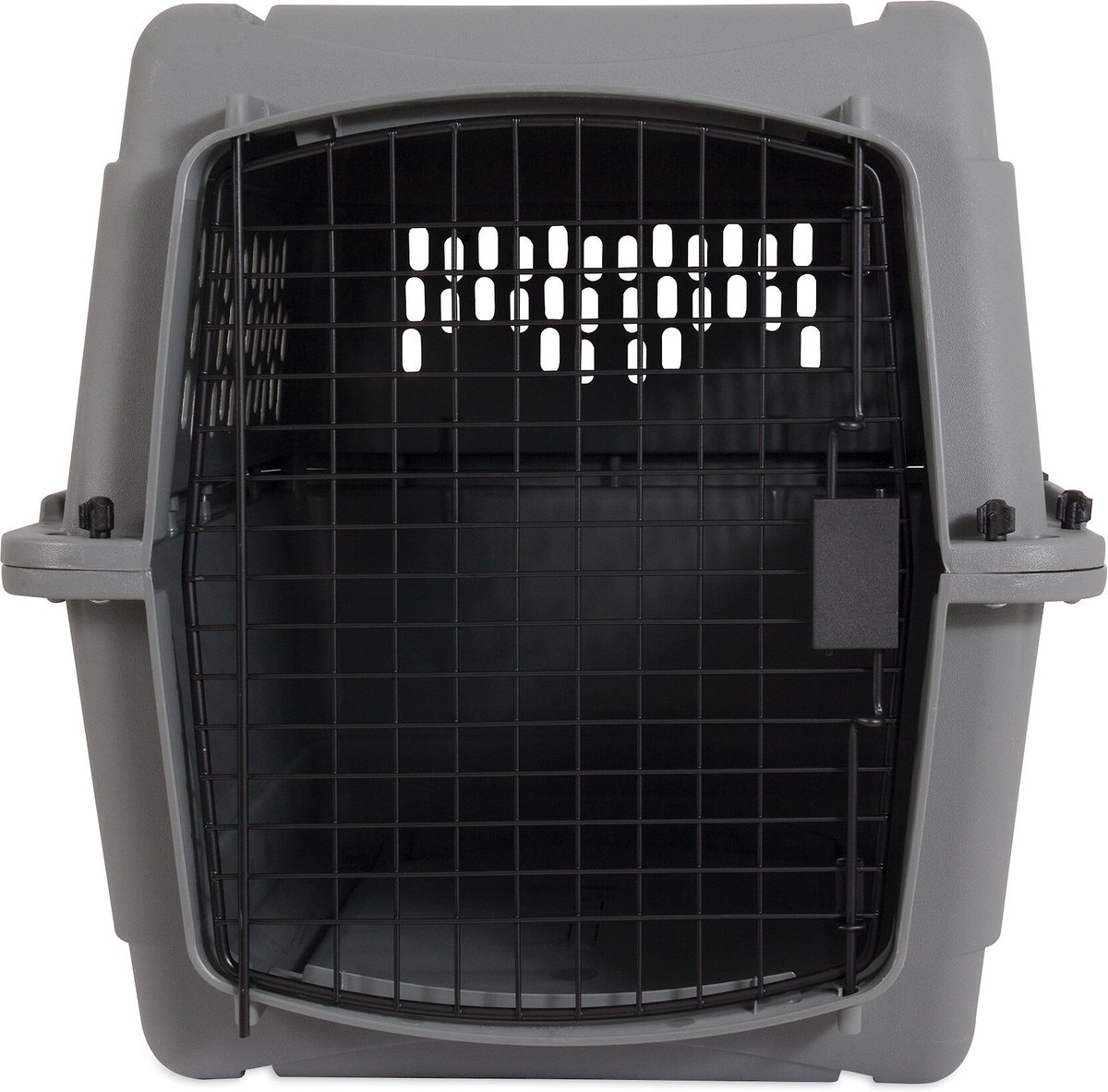 Aspen Pet Traditional Dog and Cat Carrier， Light Gray