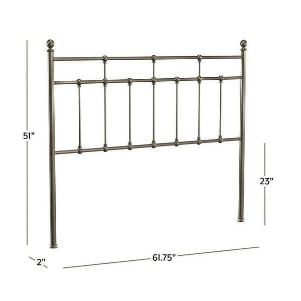 Hillsdale Furniture Providence Traditional Spindle Metal Headboard - - 9098434