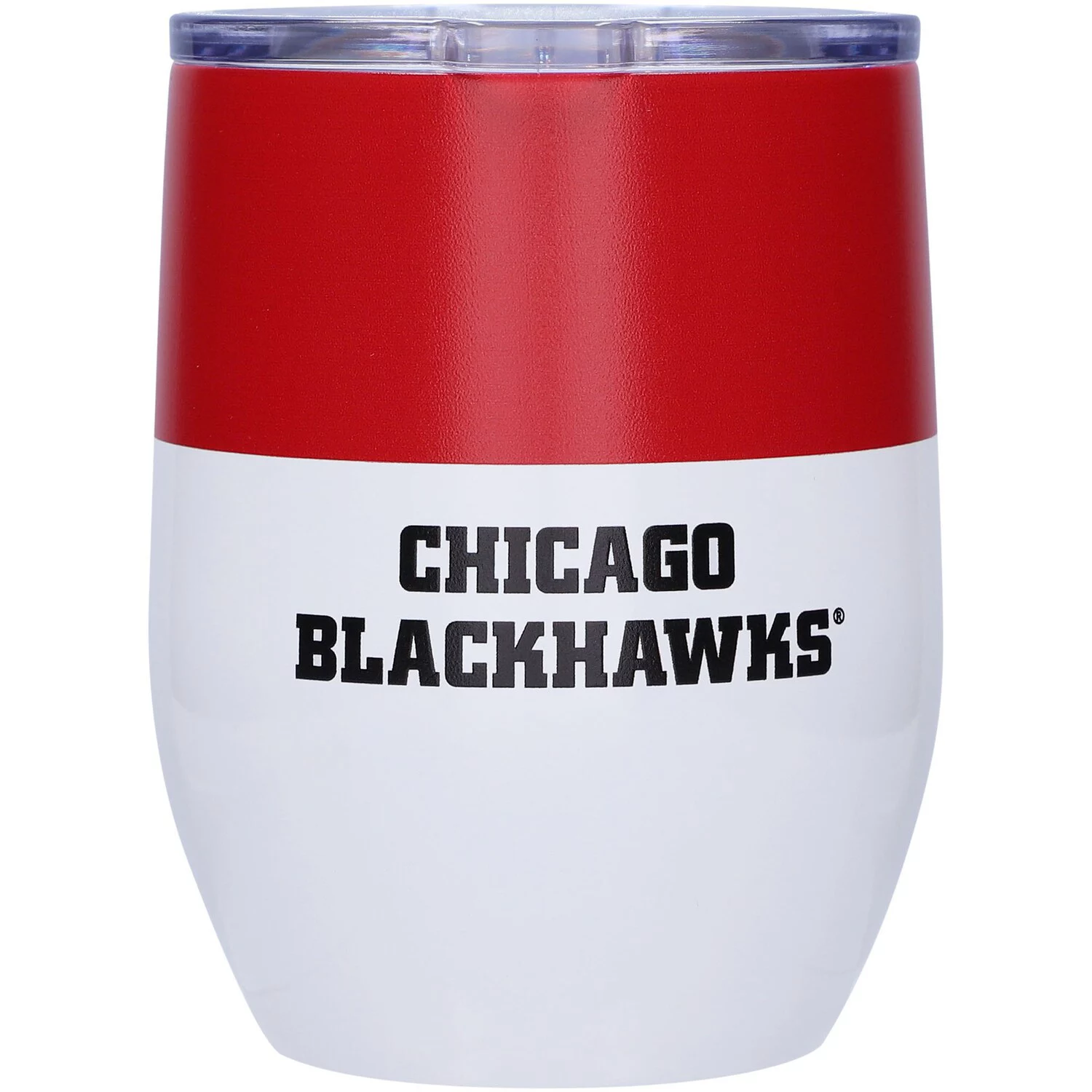 Chicago Blackhawks 16oz. Colorblock Stainless Steel Curved Tumbler