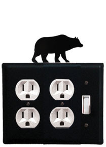 Village Wrought Iron EOOS 14 Bear   Double Outlet ...