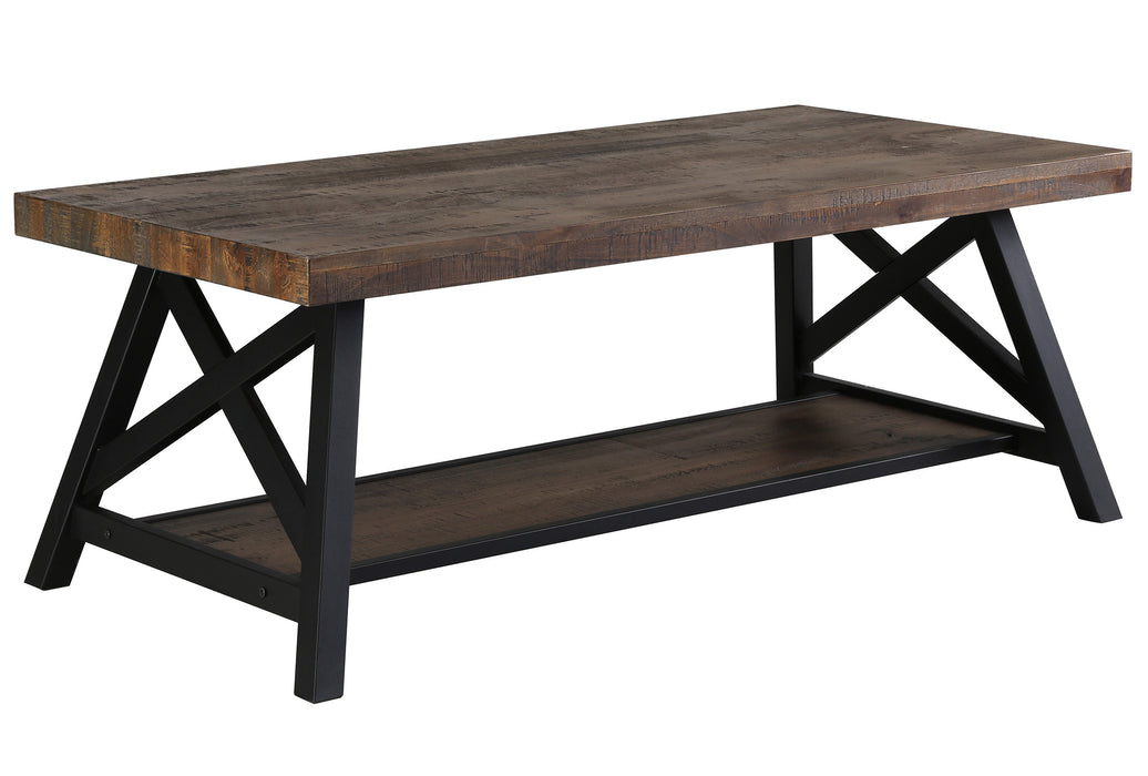 Inspire 301332RK Langport Coffee Table in Rustic Oak