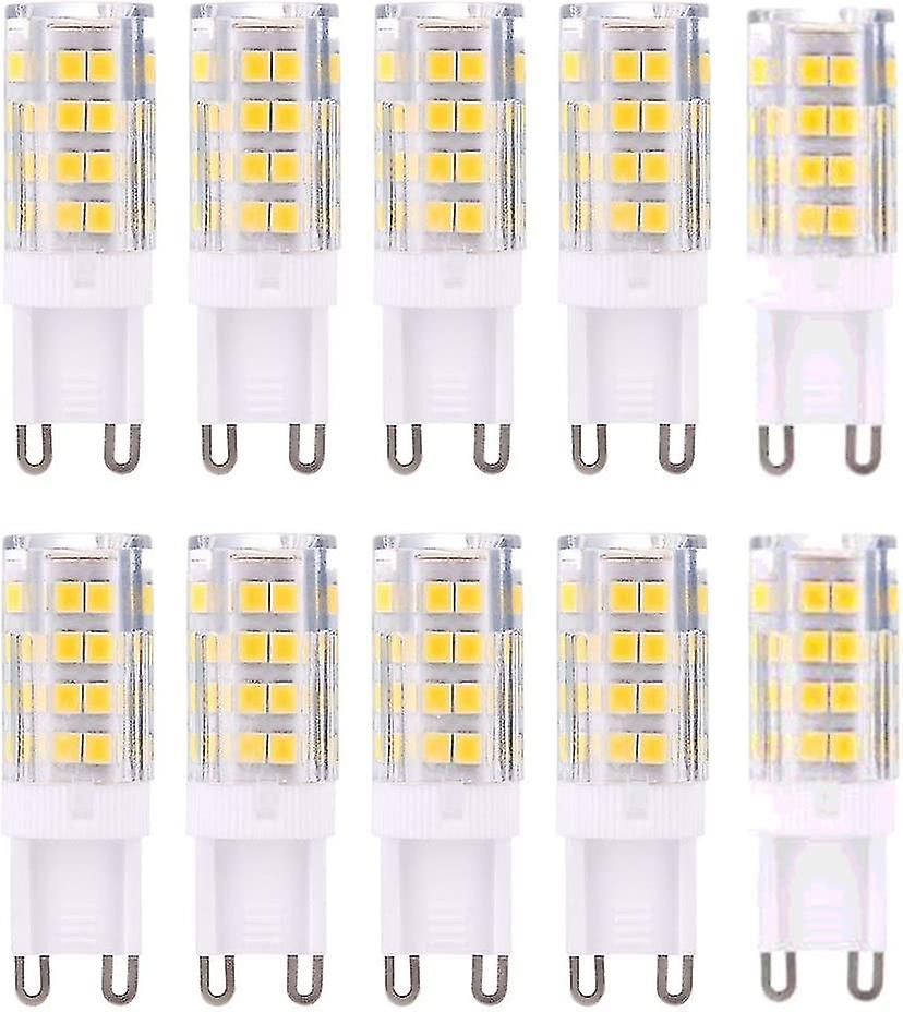 G9 Led Lamp Light，warm White 3000k 5w G9=40w Halogen Bulbs 420 Lumens;not Dimmable，10pcs[energy Classa+]