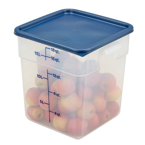 Cambro SFC12 Square Blue Lid For 12， 18 and 22 Qt. Capacity Containers