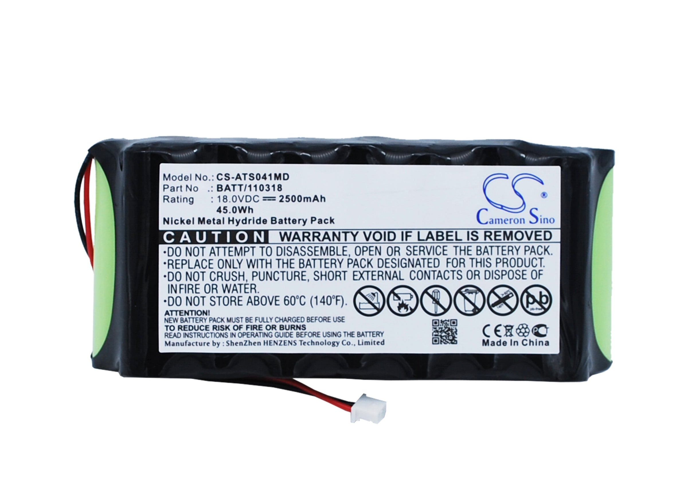 Atmos Pump Wound S041 Medical Replacement Battery BatteryClerkcom Medical