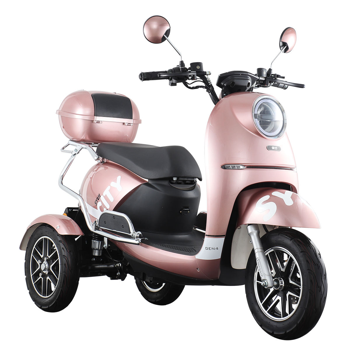 Best Safety and Popular Adult three wheel Electric Tricycles Electric Bike Cheap Electric Scooter Manufacturers