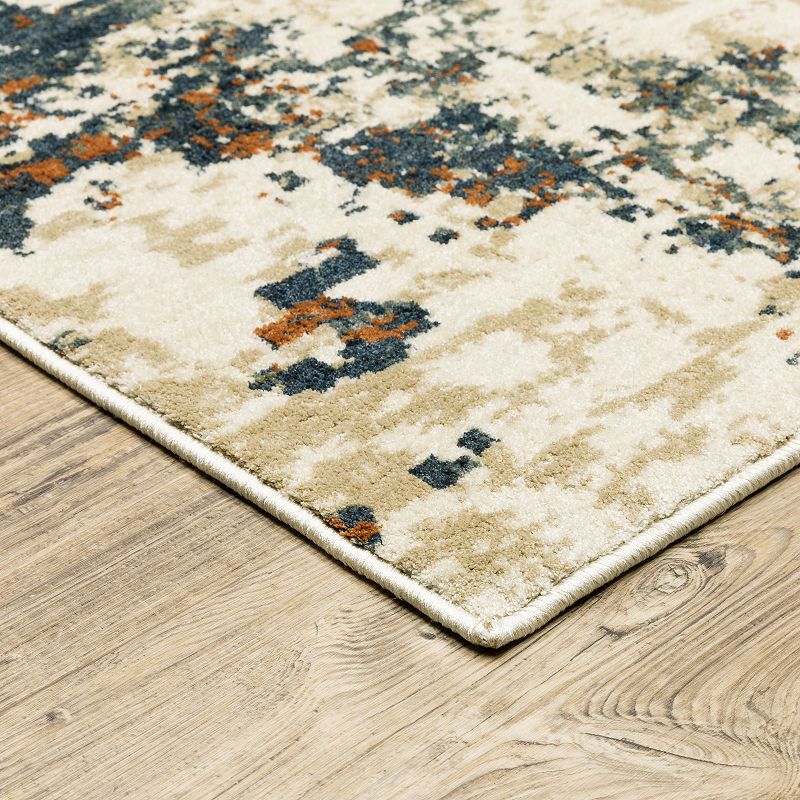 StyleHaven Freeport Abstract Paint Area Rug