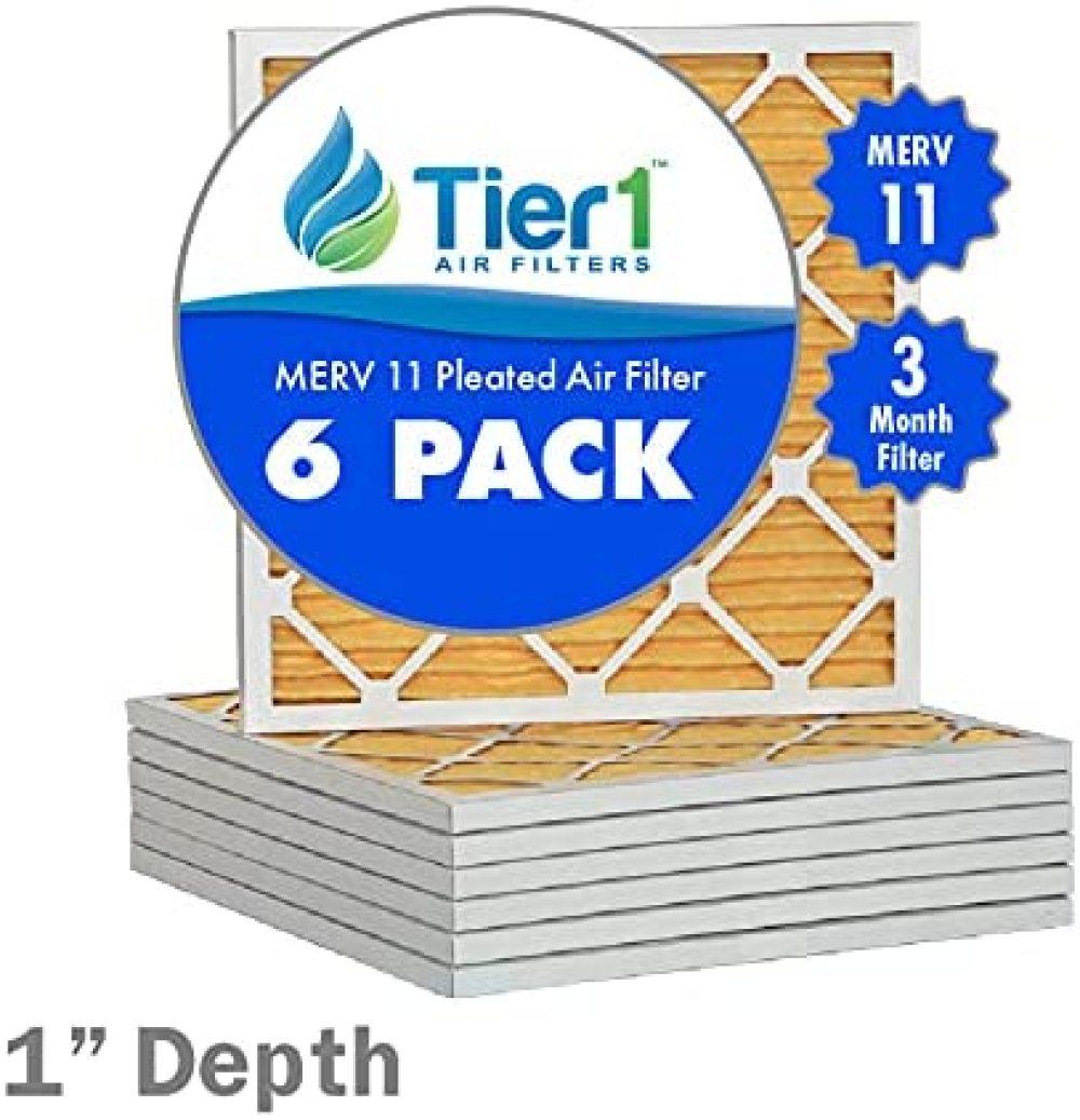 AyPanxi 16x25x1 Merv 11 Pleated Air/Furnace Filter -6 Pack