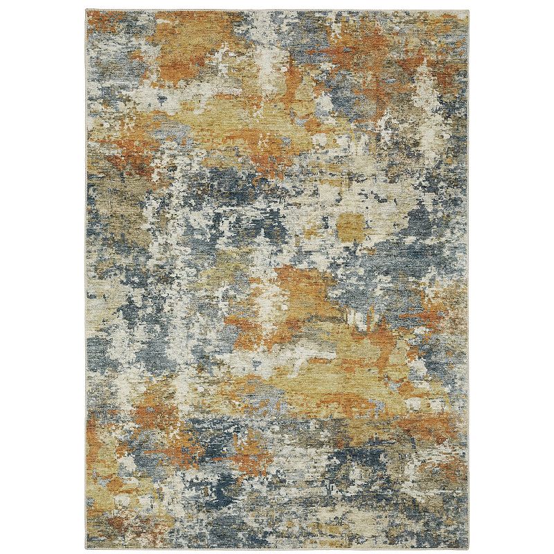 StyleHaven Marissa Washable Contemporary Abstract Area Rug