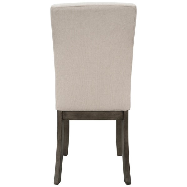 Wood Dining Chair Kitchen Upholstered Dining Chairs (Set of 4)