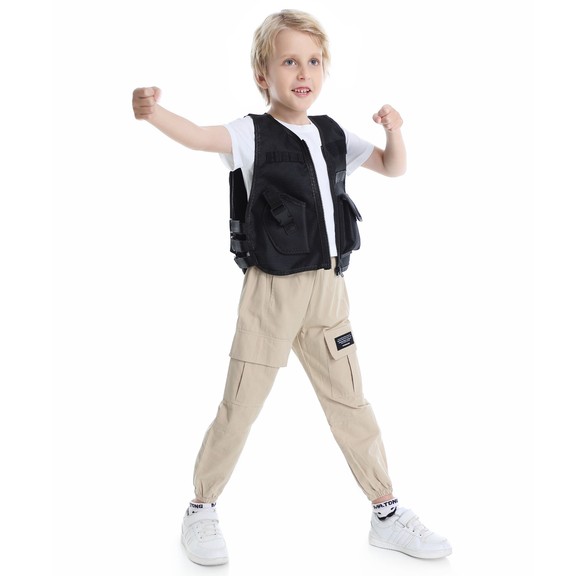 TopTie Kids Tactical Vest Adjustable Military Sold...