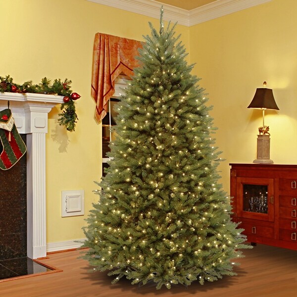 National Tree Company 9 ft. Dunhill Fir Christmas Tree with Clear Lights