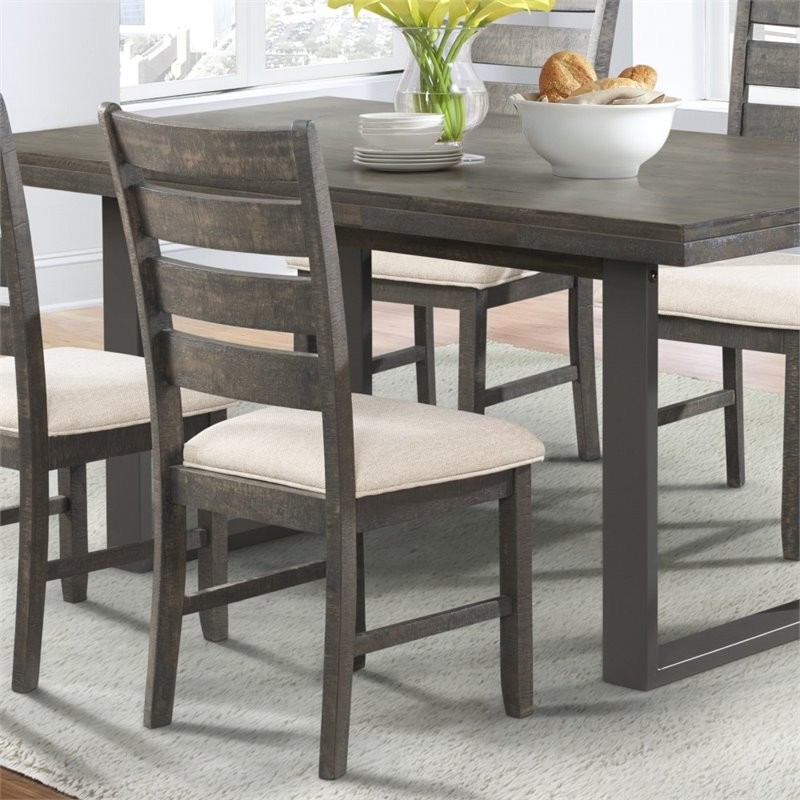 Picket House Furnishings Sullivan Side Chair in Dark Ash (Set of 2)   Transitional   Dining Chairs   by Homesquare  Houzz