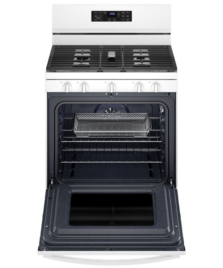 Whirlpool 5 Cu. Ft. White 5-In-1 Air Fry Gas Range