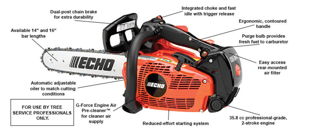 Echo CS-355T Chainsaw 16 35.8cc ;