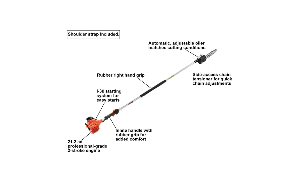 ECHO PPF-225 10 in. 21.2 cc Gas 2-Stroke Cycle Pole Saw