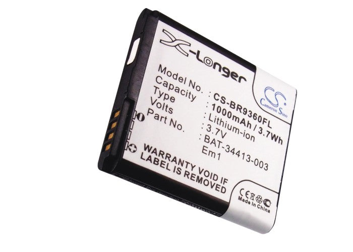 Blackberry Apollo Curve 9350 Curve 9360 Curve 9370 Replacement Battery BatteryClerkcom Mobile Phone