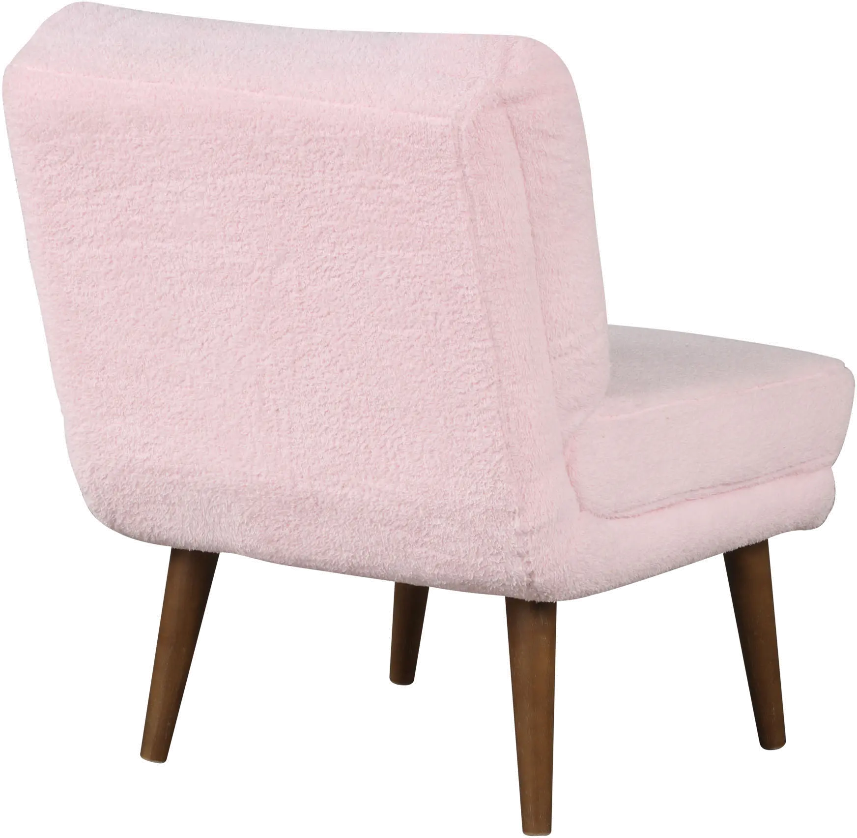 Prem Pink Armless Accent Chair