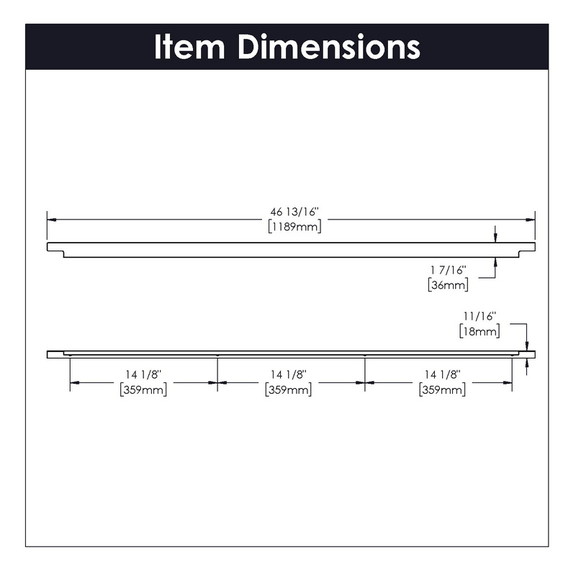 Hickory Hardware CH075750 AL Austere Collection Al...