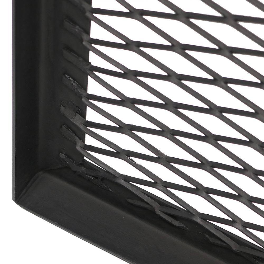 Sunnydaze Decor 40 in. X-Marks Black Steel Square Fire Pit Cooking Grill Grate KF-SM40