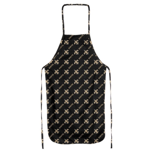 Nfl New Orleans Saints Apron Mitt Hat Grill Tool Set 3pc