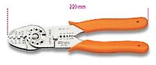 Beta 016030010 0-8mm Crimping Pliers Non-Insulated Open Terminals Standard Model