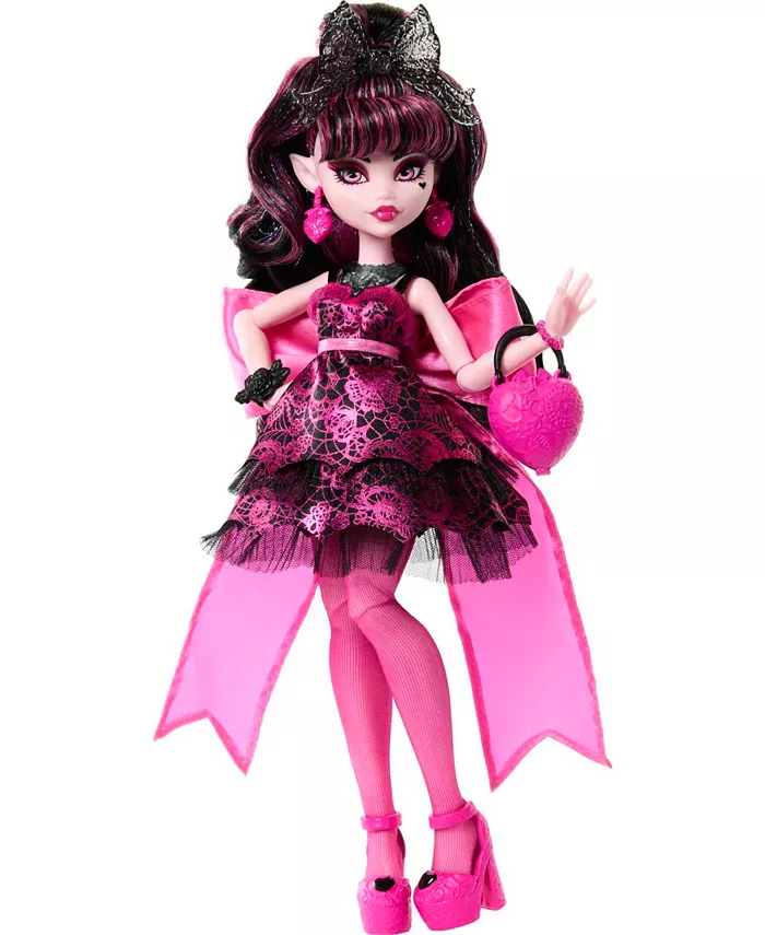 Monster High Draculaura Doll in Monster Ball Party Dress with Accessories