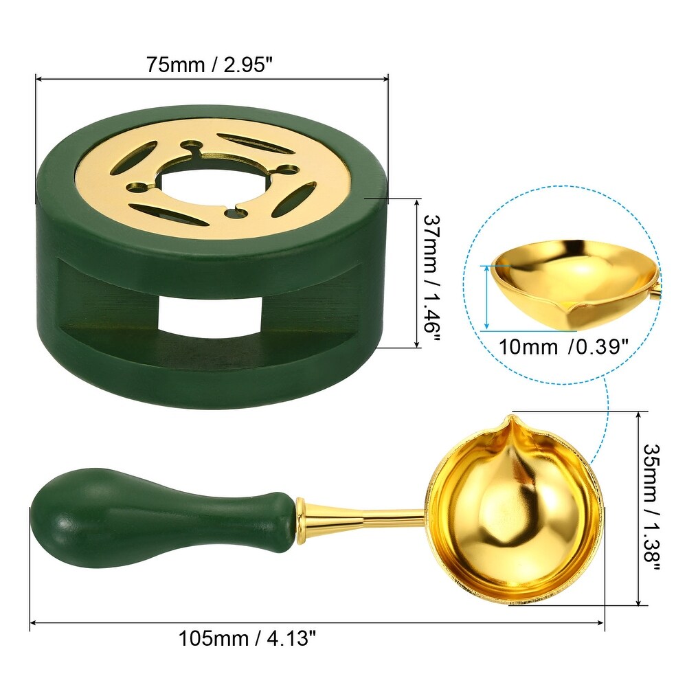 Wax Seal Warmer with Melting Spoon for Wax Sealing Stamp Envelope