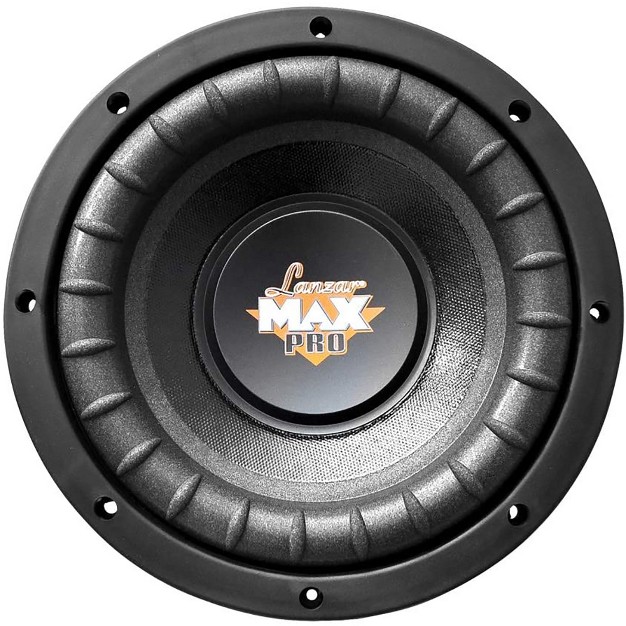 Lanzar Maxp64 Max Pro Compact 6 5 Inch Round 600 Watt Powerful Performance 4 Ohm Vehicle Truck Car Subwoofer Audio System single Subwoofer