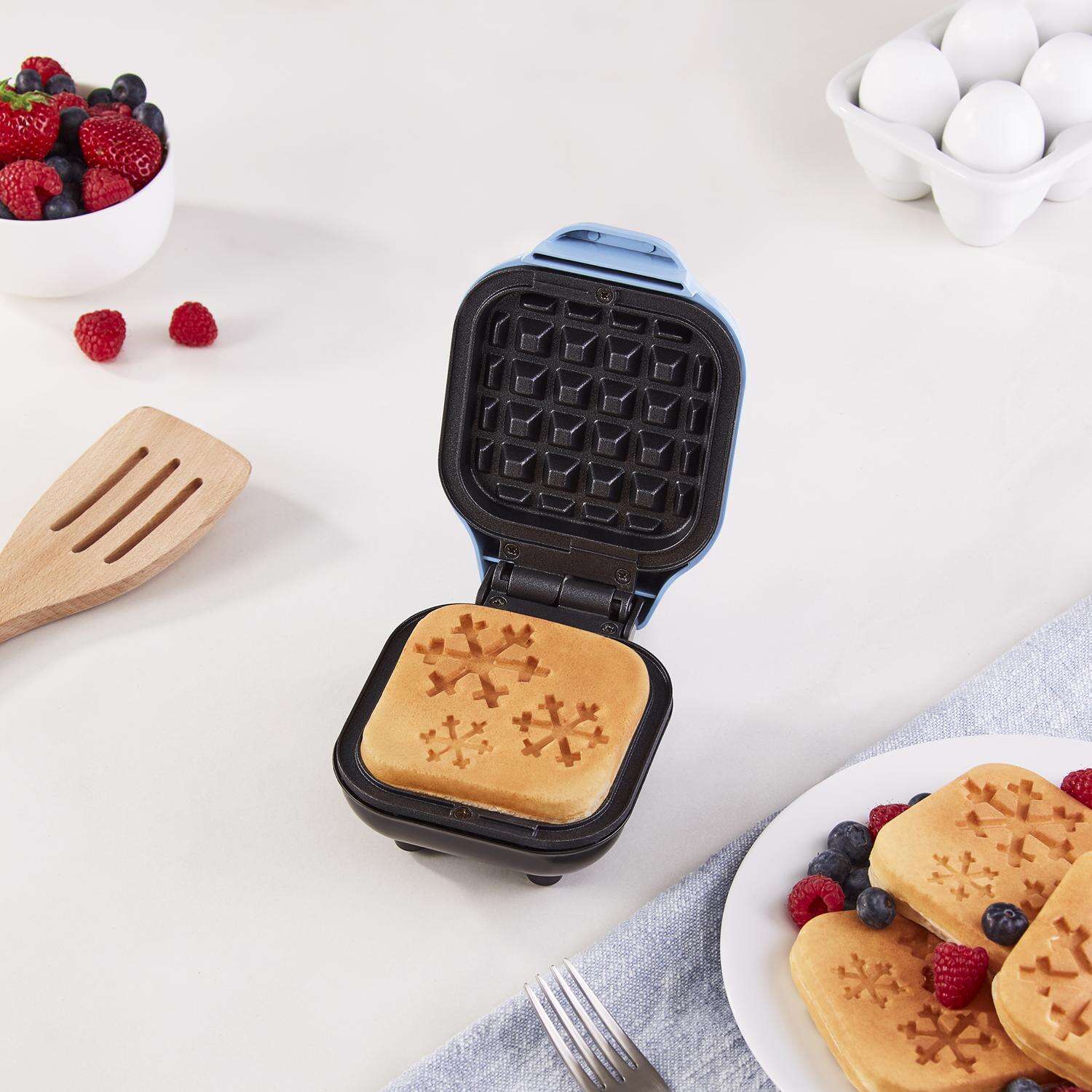 Rise by Dash 1 waffle Blue Plastic Waffle Maker