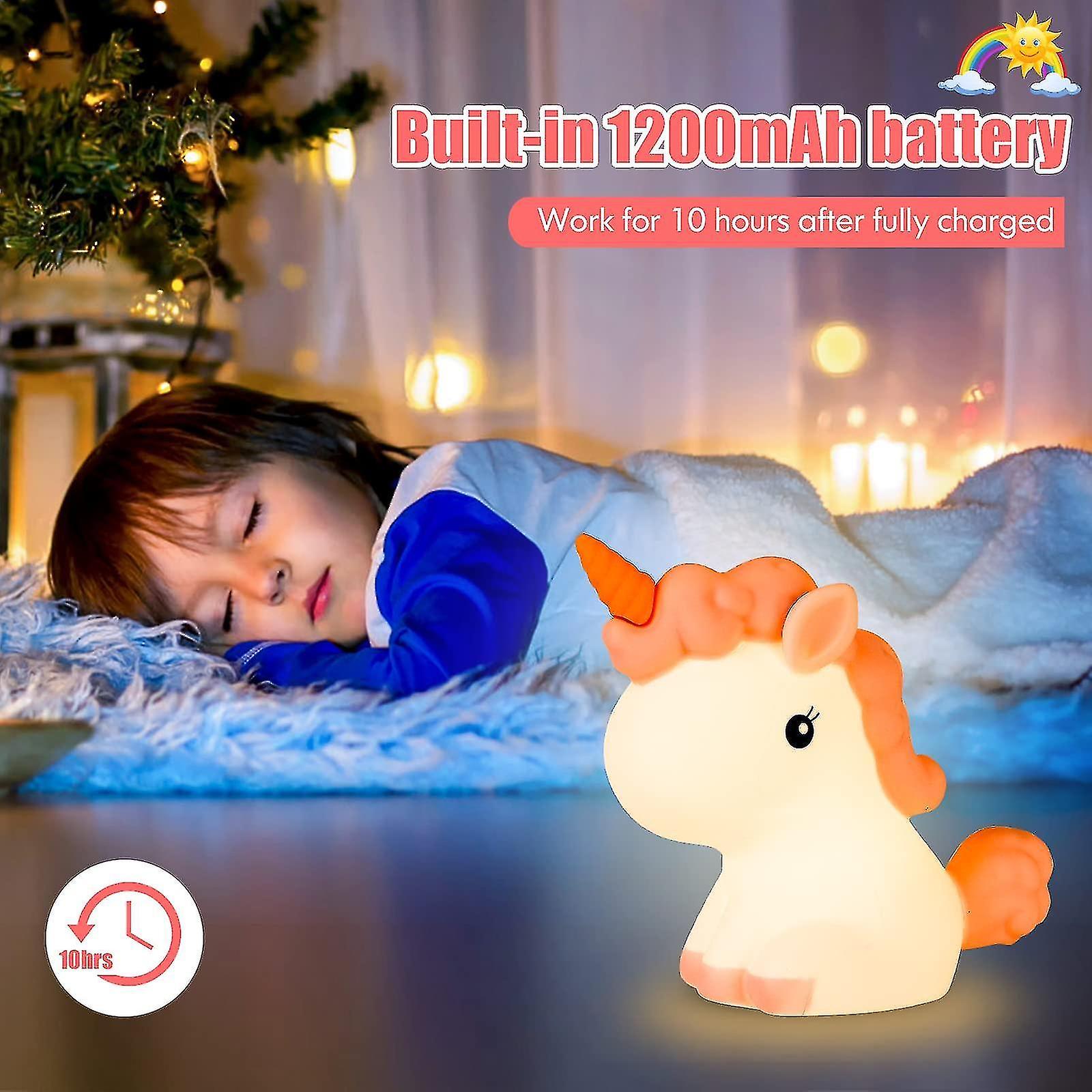 Unicorn Night Light For Kids Room With Touch Sensor