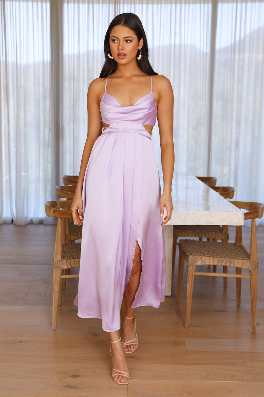 Early Mornings Maxi Dress Light Purple