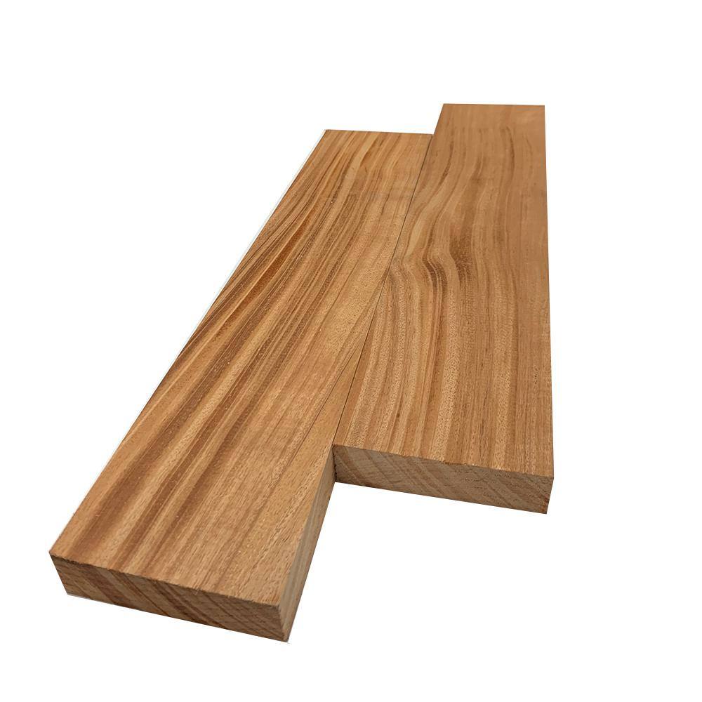 Swaner Hardwood 2 in. x 4 in. x 8 ft. African Mahogany S4S Board OL08031696MA