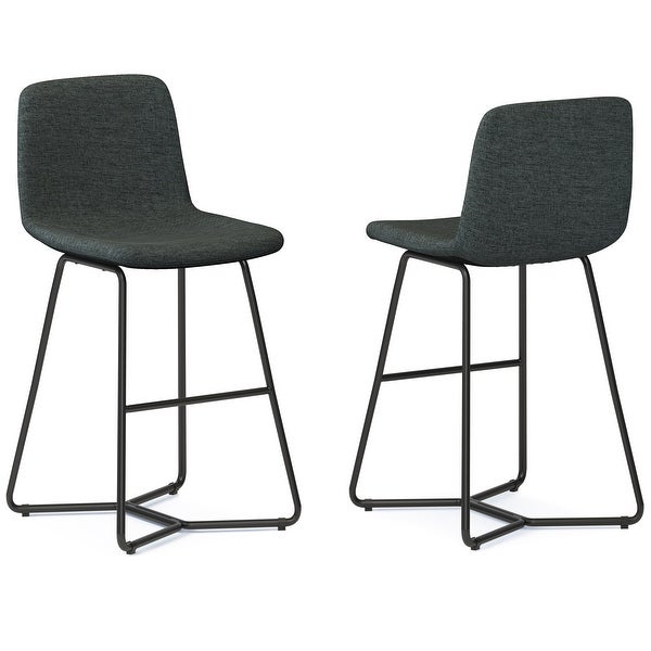 WYNDENHALL Bogart Contemporary Counter Height Stool (Set of 2) - 18.9