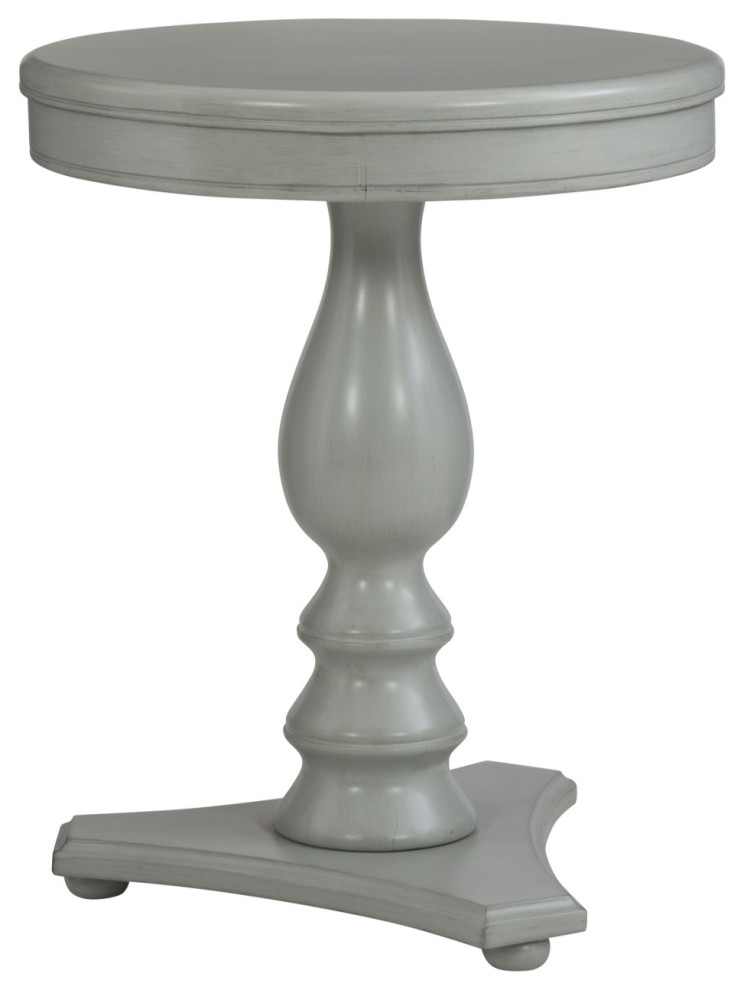 Stanton Accent Side Table  Gray   Traditional   Side Tables And End Tables   by VirVentures  Houzz