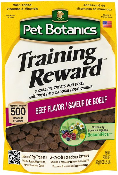 Pet Botanics Training Reward Beef Flavor Dog Treats