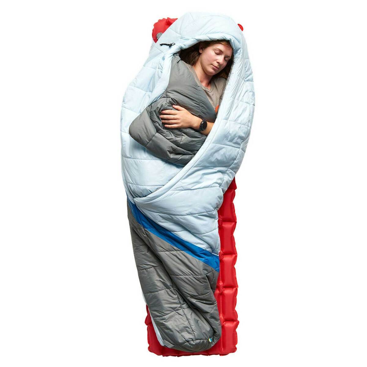 Sierra Designs Women's Night Cap 20 Degree Regular Mummy Sleeping Bag  Blue