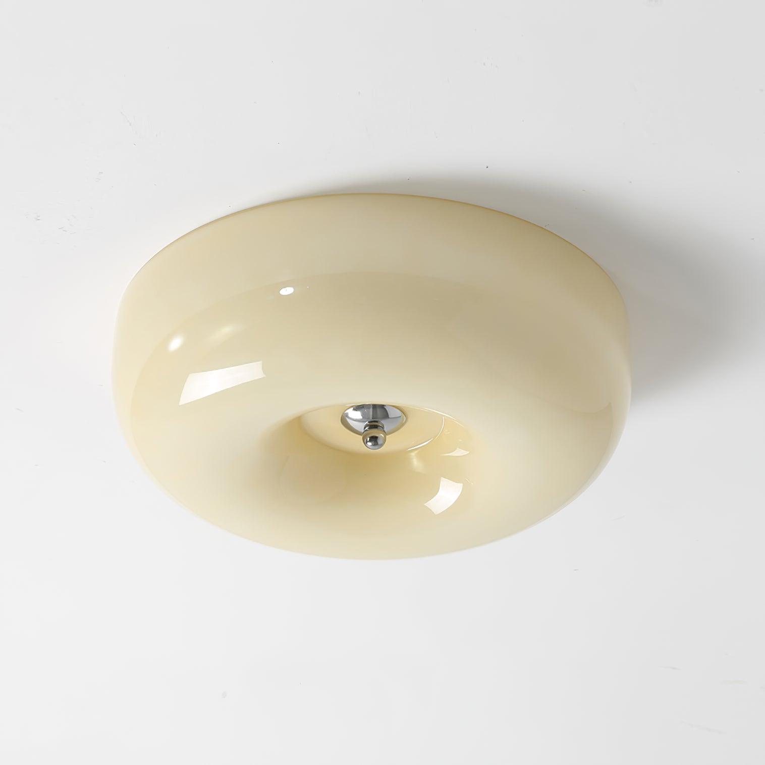 Cream Pudding Ceiling Lamp