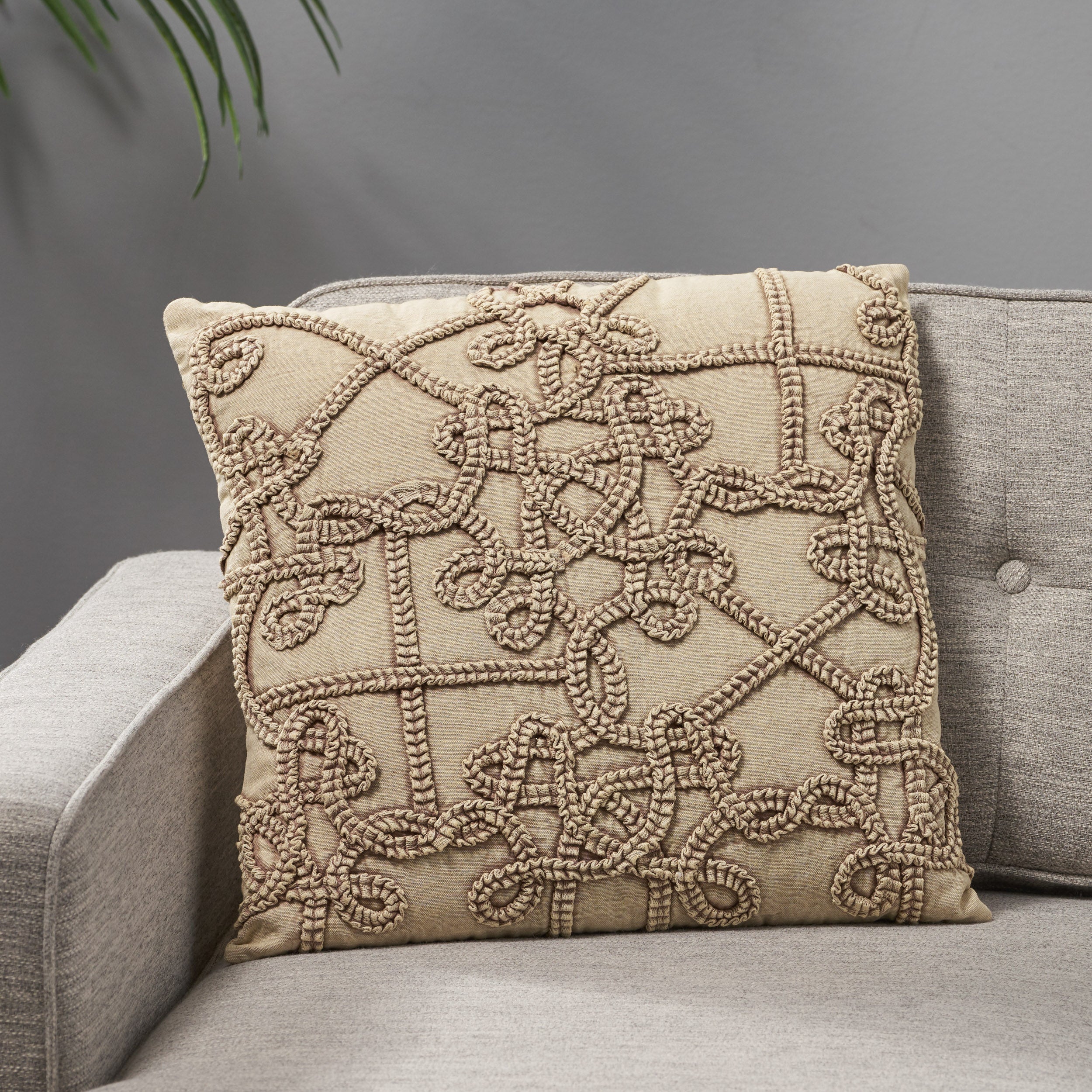 Breya Modern Cotton Throw Pillow