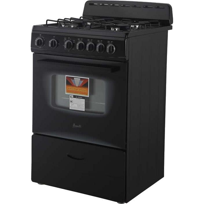 Avanti 24in Freestanding Gas Range GR2415CB