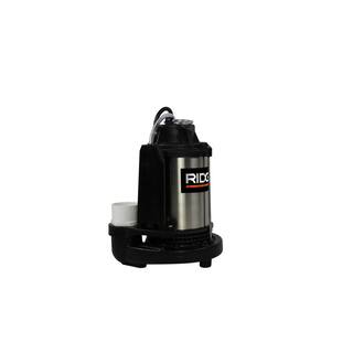 RIDGID 1 hp. Stainless Steel Smart Dual Suction Sump Pump 1000RSDSSmart