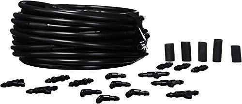 R280DT BLK 1/4 in X 50' Black Drip-A-Long With Fittings