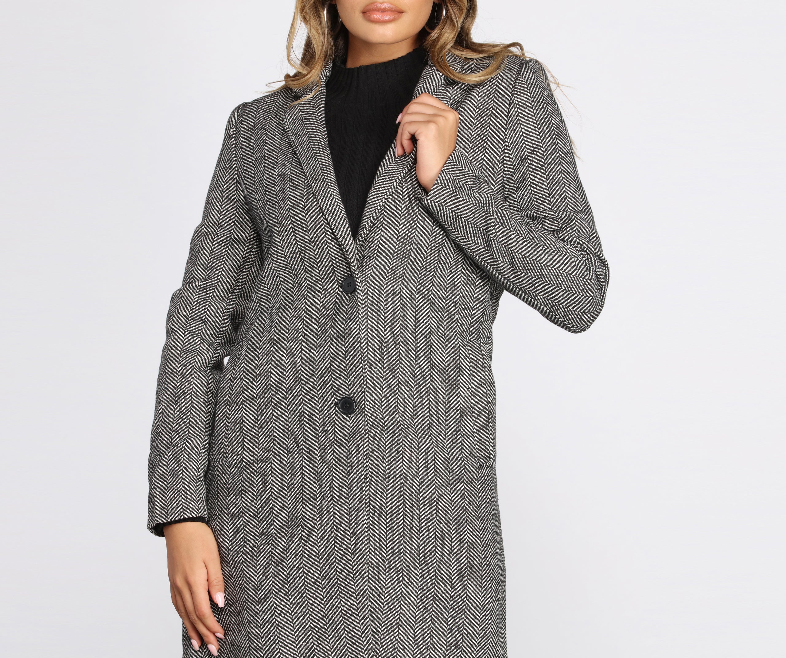 The Classic Herringbone Coat