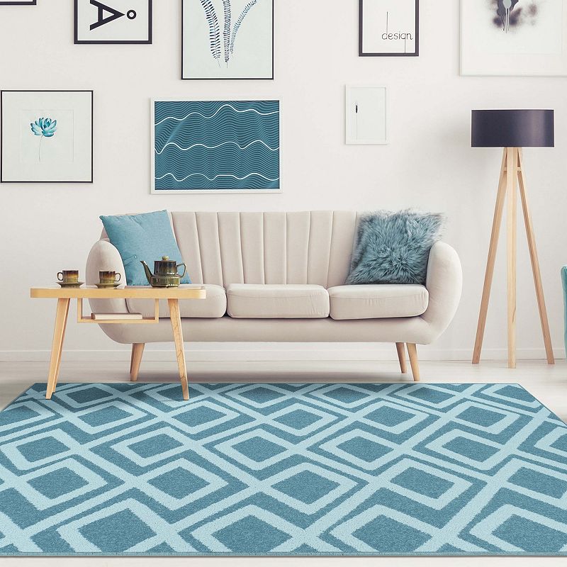 SUPERIOR Flagstone Modern Geometric Indoor Area Rug