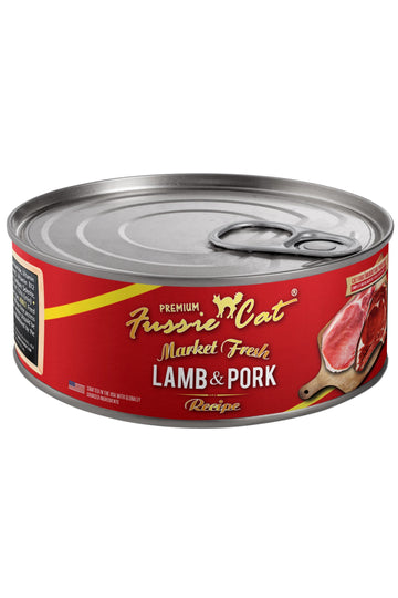 Fussie Cat Market Fresh Lamb and Pork Canned Cat Food