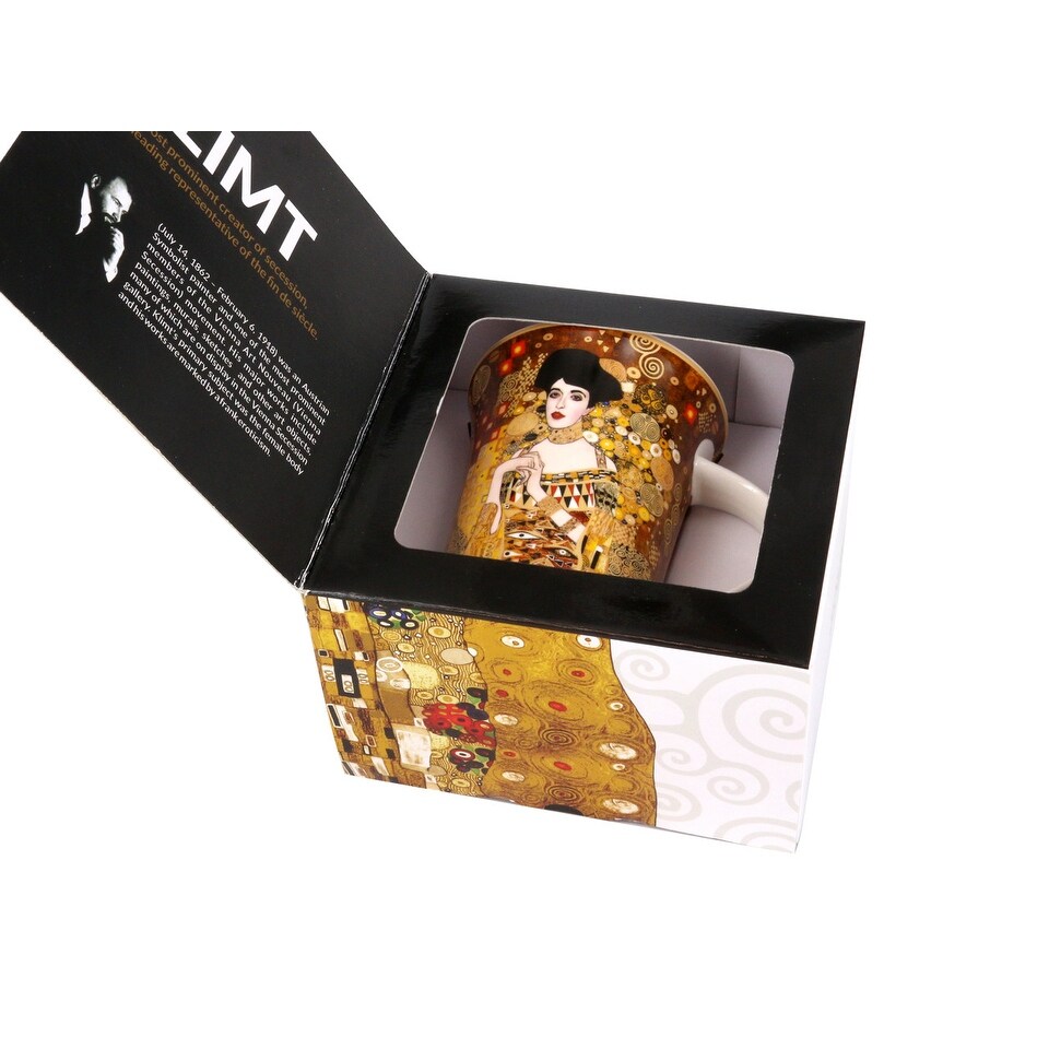 Carmani Adele by G.Klimt Porcelain Mug in A Gift Box