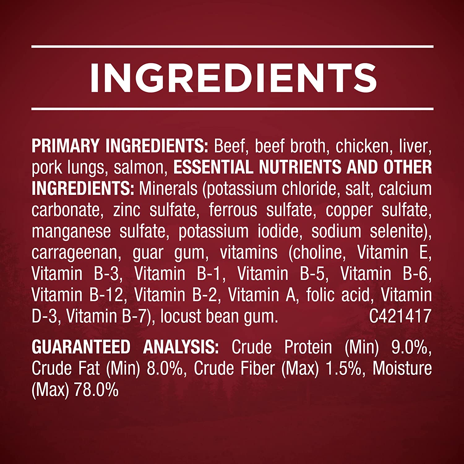 Purina ONE Grain Free， Natural Pate Wet Dog Food， SmartBlend True Instinct With Beef and Wild Caught Salmon - (12) 13 oz. Cans