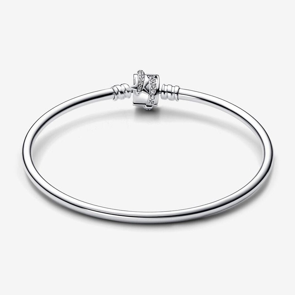 PANDORA  Pandora Moments Limited Edition Shooting Star Charm Bangle - Sterling Silver