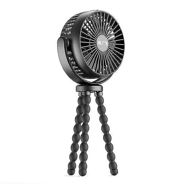 Stroller Fan Clip-on For  ， Small Portable Fan Usb Rechargeable And Handheld， Usb Cooling Fan With 3