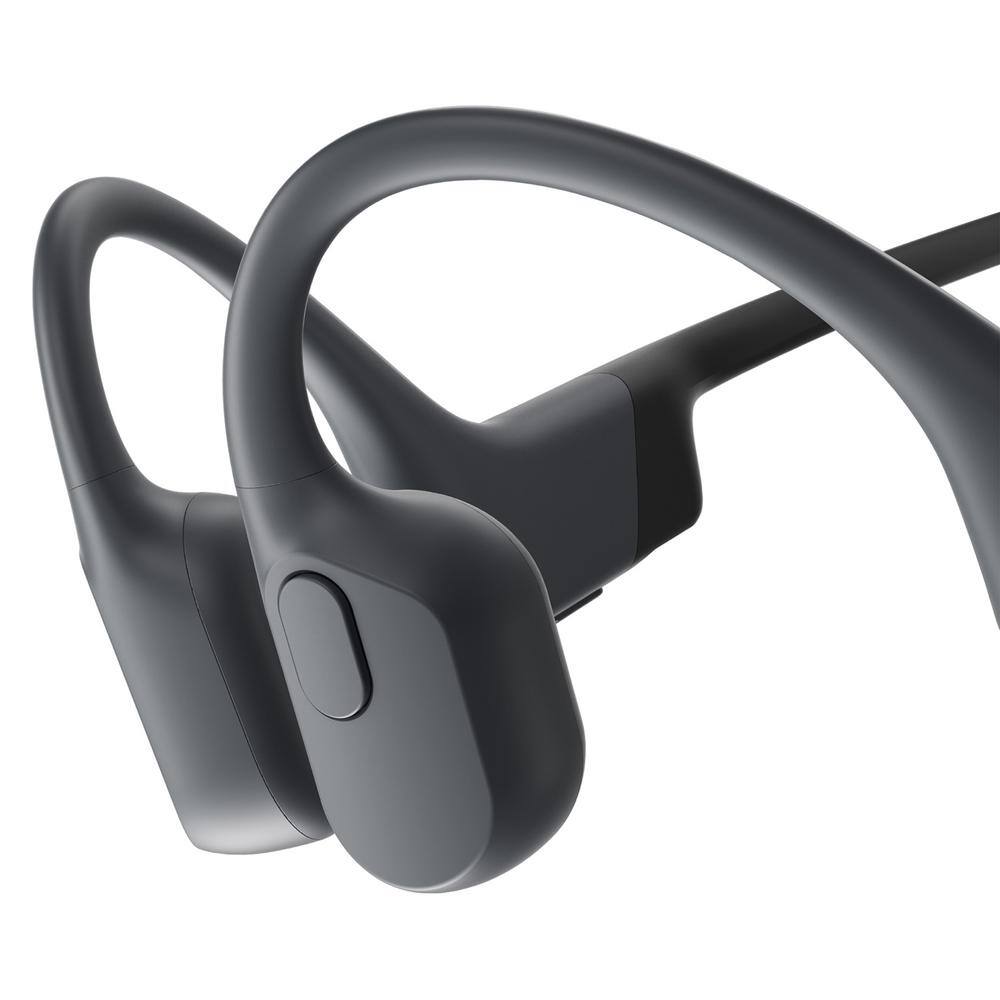 SHOKZ OpenRun Bone-Conduction Open-Ear Sport Headphones with Microphones in Black S803-ST-BK-US